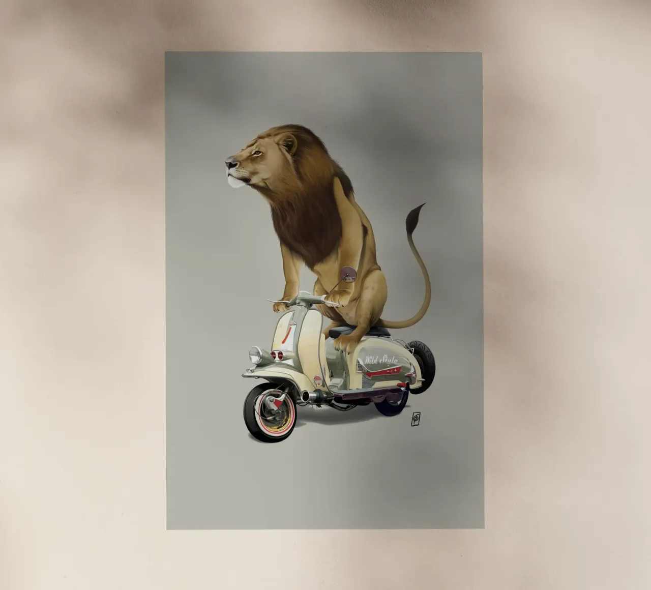 Lamb (Colour) pellicola backlit da Rob Art | Illustration