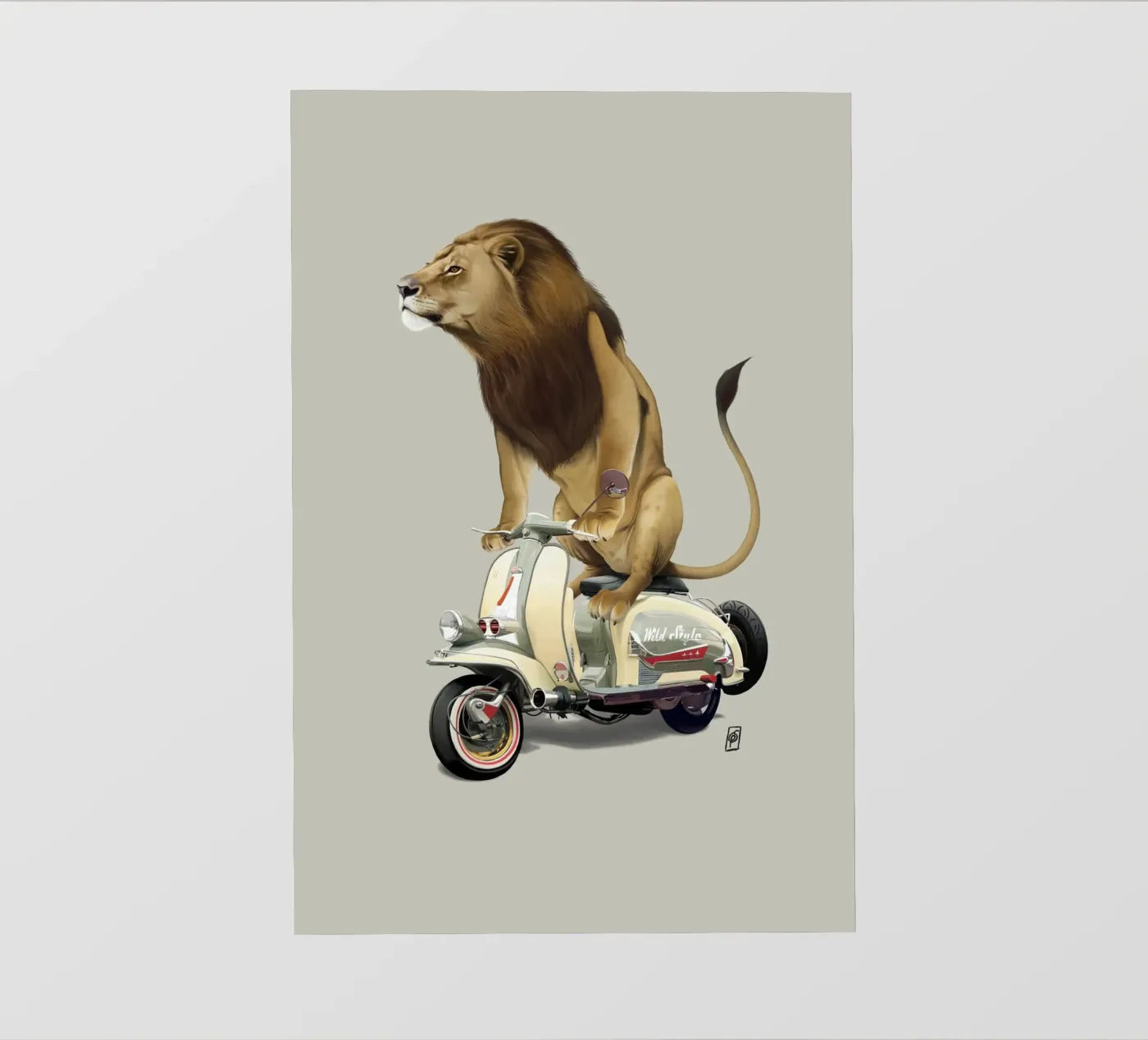 Lamb (Colour) pellicola backlit da Rob Art | Illustration