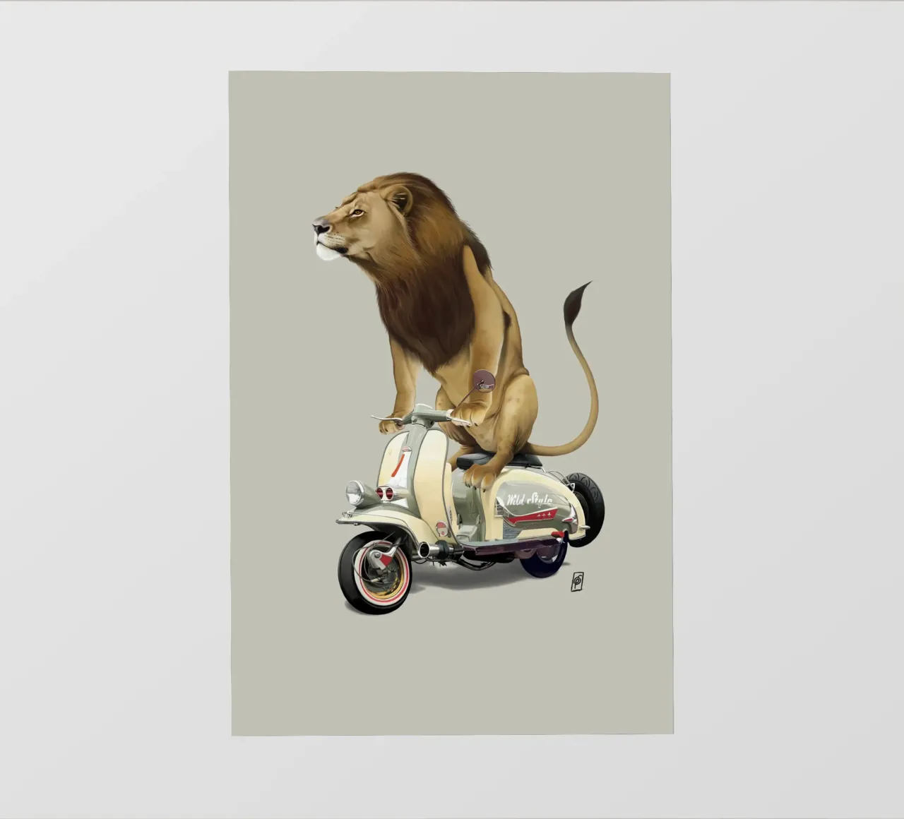 Lamb (Colour) telo in pvc da Rob Art | Illustration