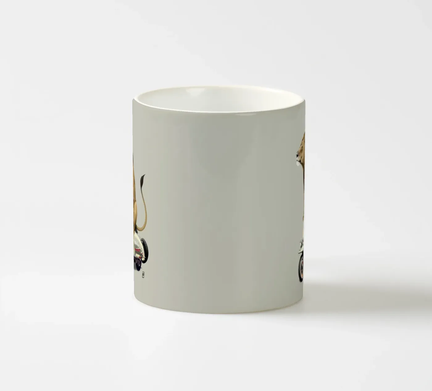 Lamb (Colour) ceramic mug by Rob Art | Illustration