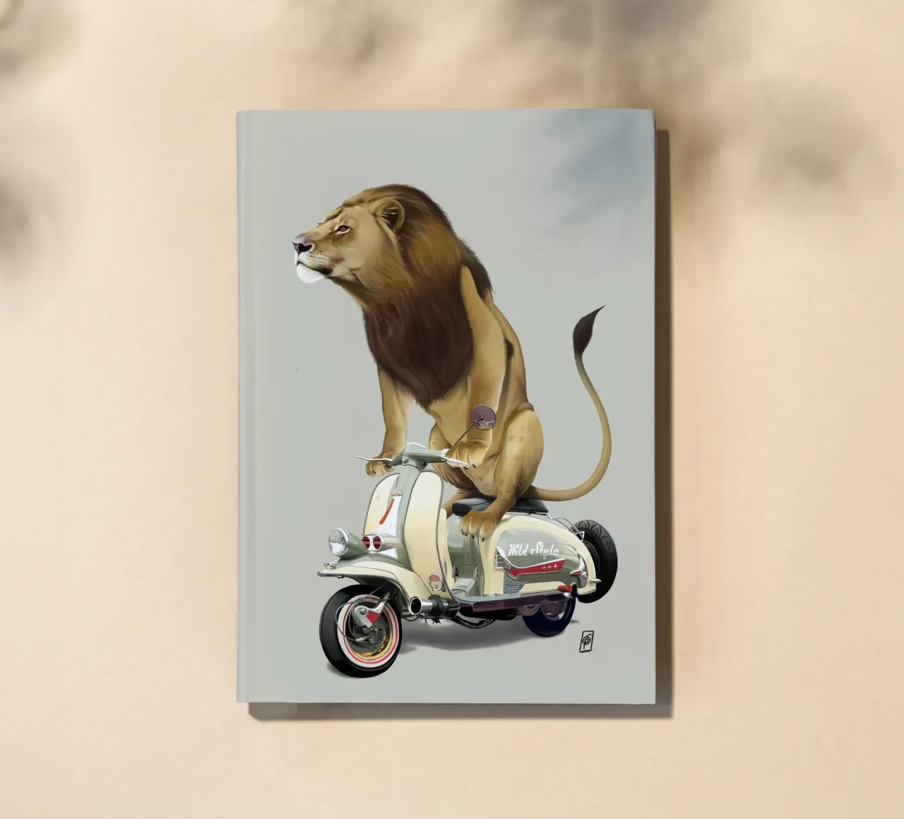 Lamb (Colour) notebook by Rob Art | Illustration
