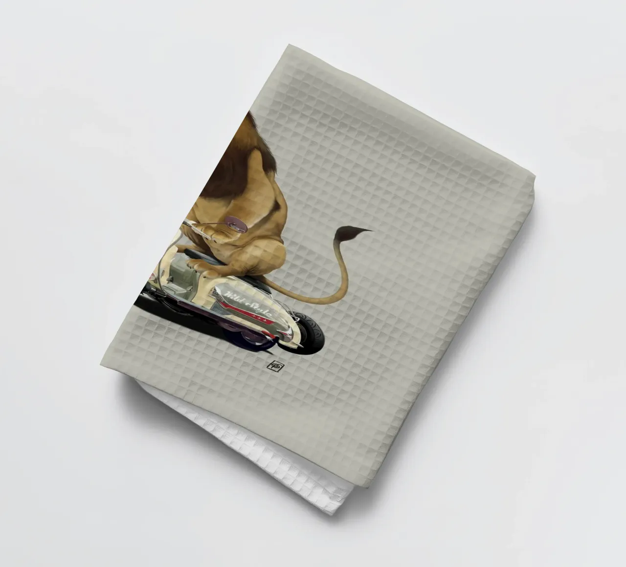 Lamb (Colour) canovaccio da cucina da Rob Art | Illustration