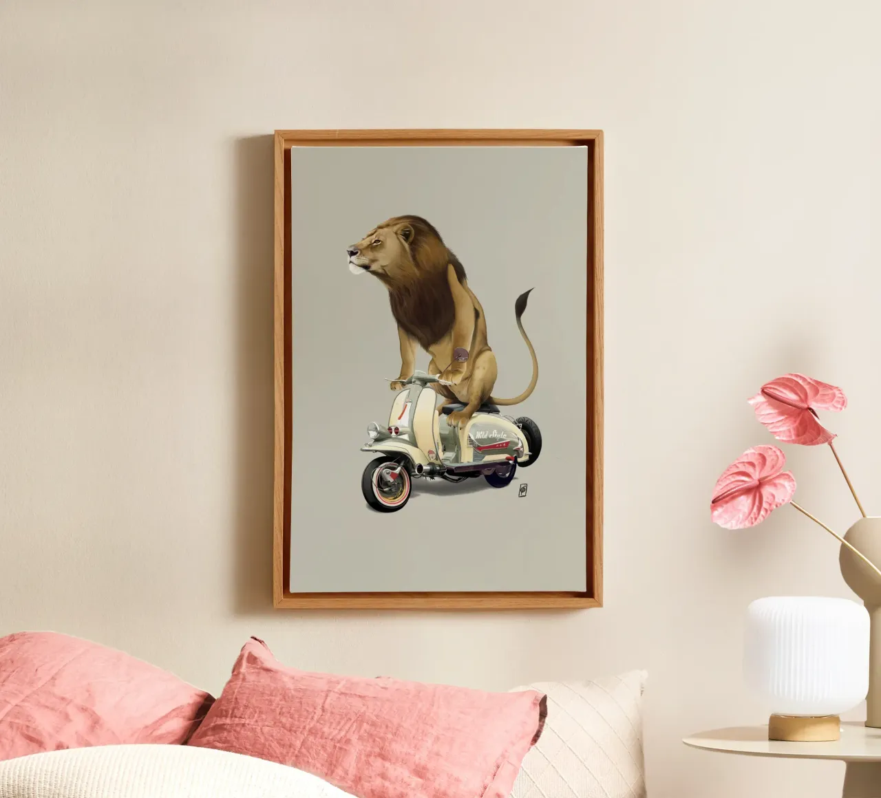 Lamb (Colour) tela da Rob Art | Illustration