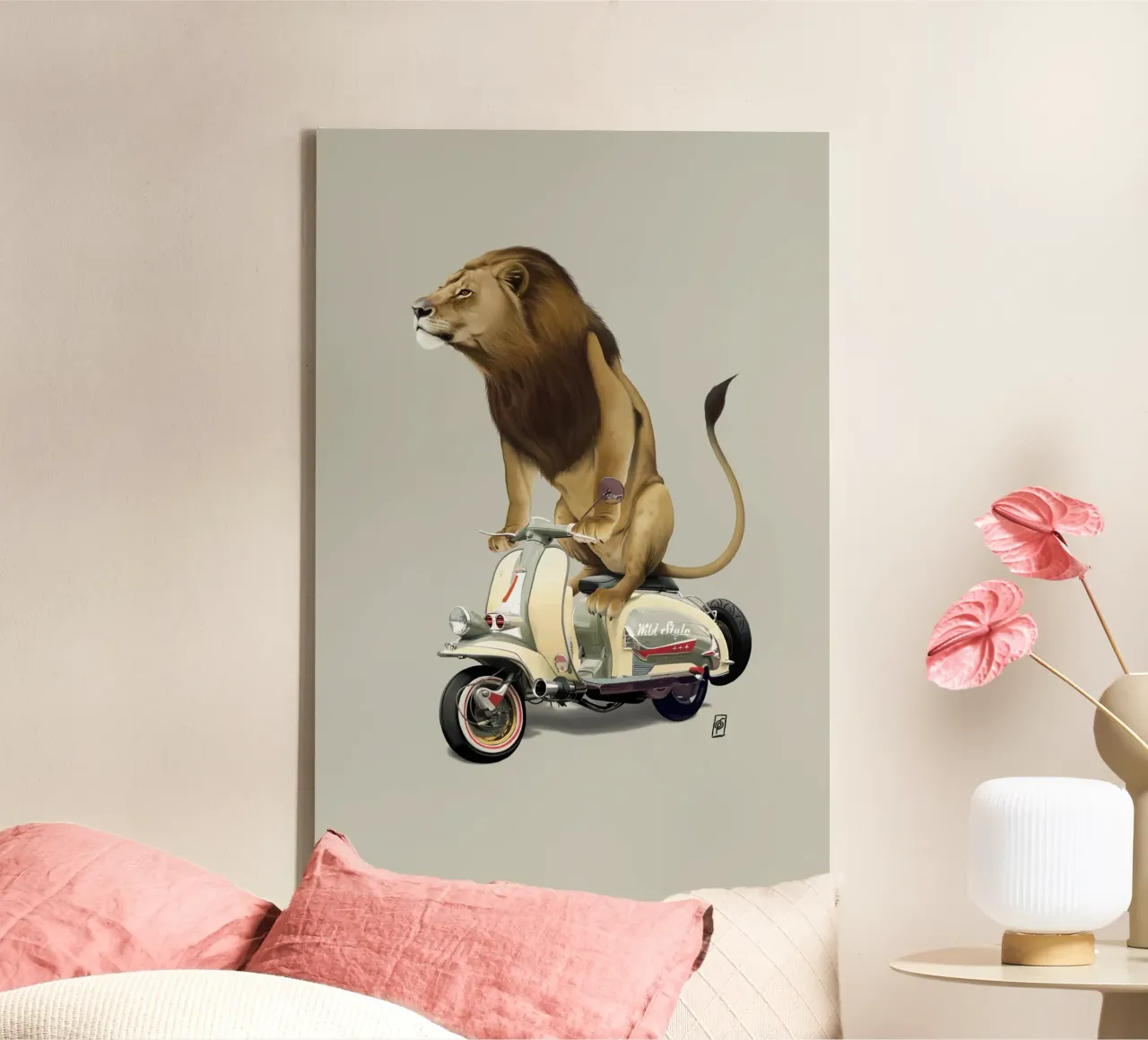 Lamb (Colour) tela da Rob Art | Illustration