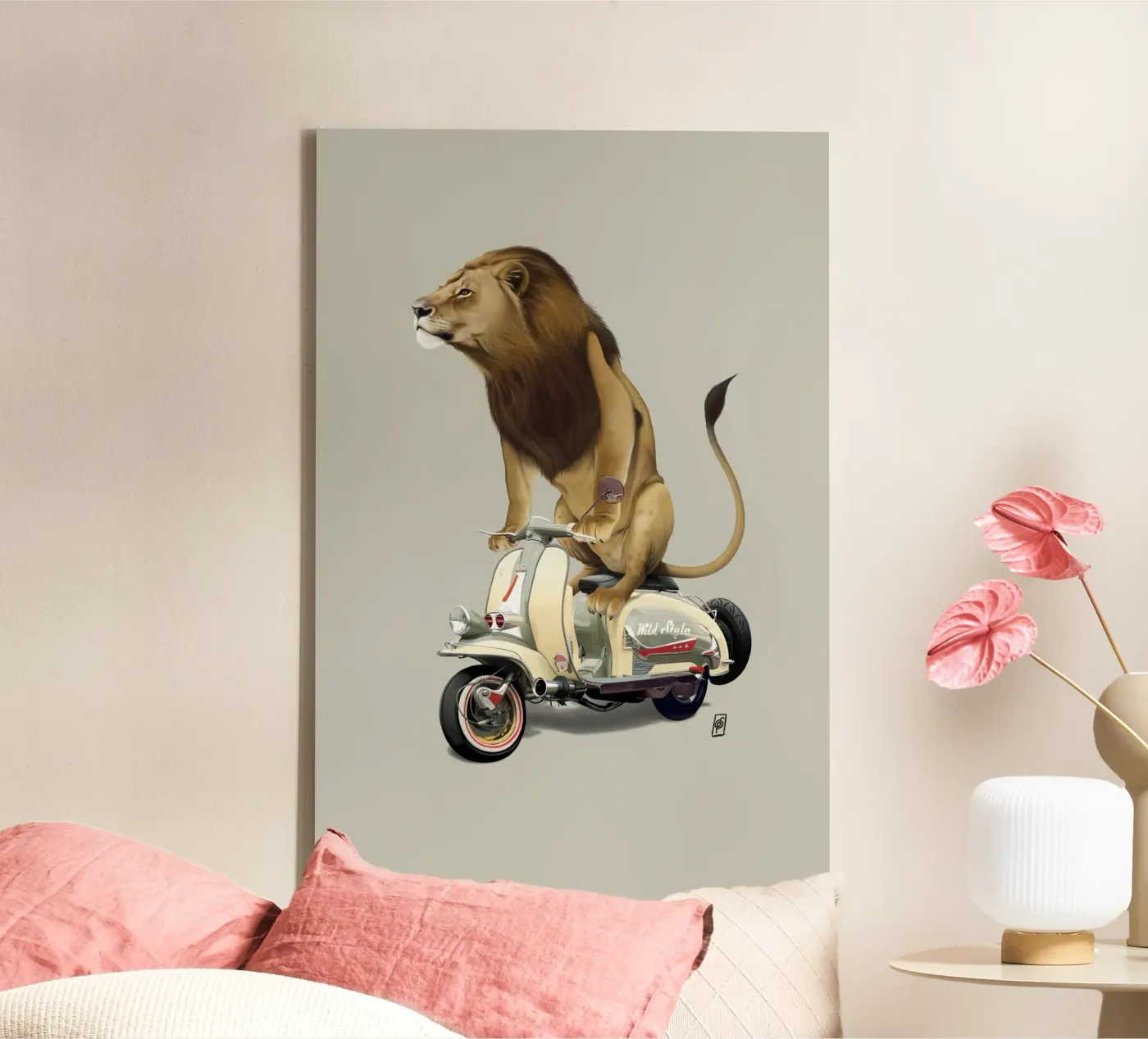 Lamb (Colour) tela da Rob Art | Illustration