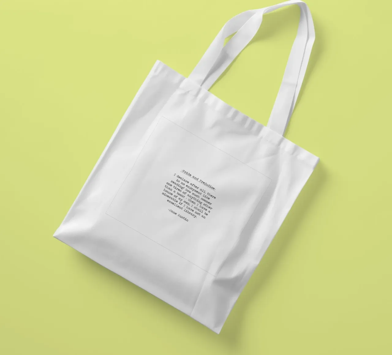 Orgoglio e pregiudizio - L'amore per la lettura citazione di un libro borsa in juta da Summer Soul Co. - Quotes