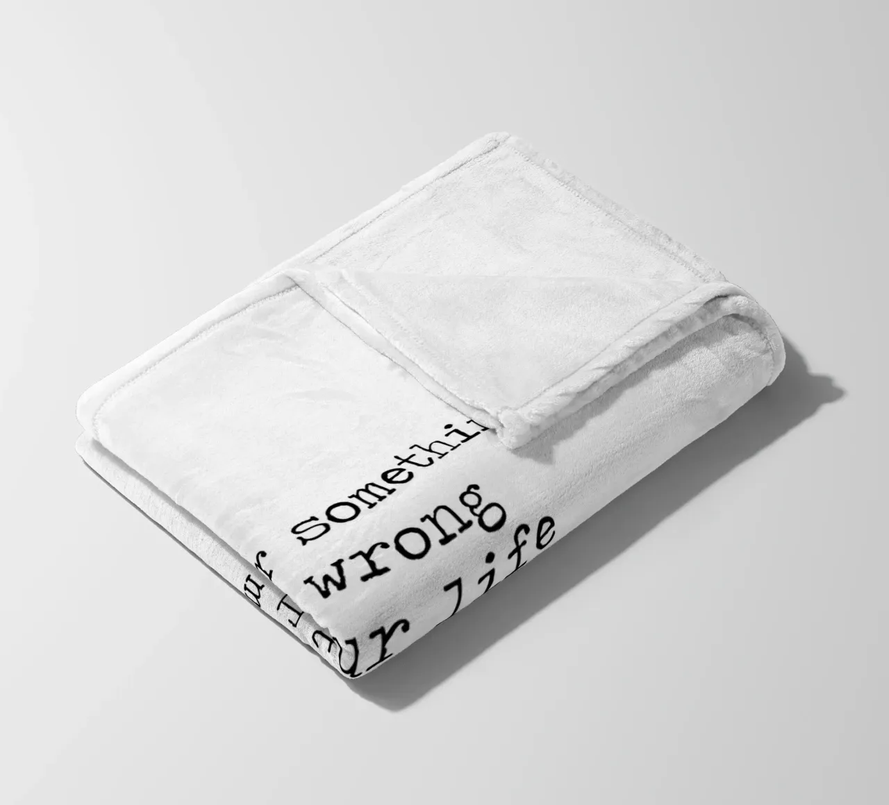 Whenever something goes wrong just yell plot twist! Quote fleece blanket by Summer Soul Co. - Quotes