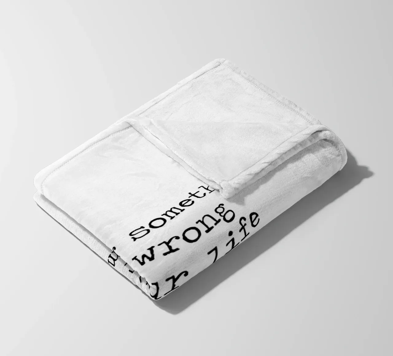 Whenever something goes wrong just yell plot twist! Quote fleece blanket by Summer Soul Co. - Quotes