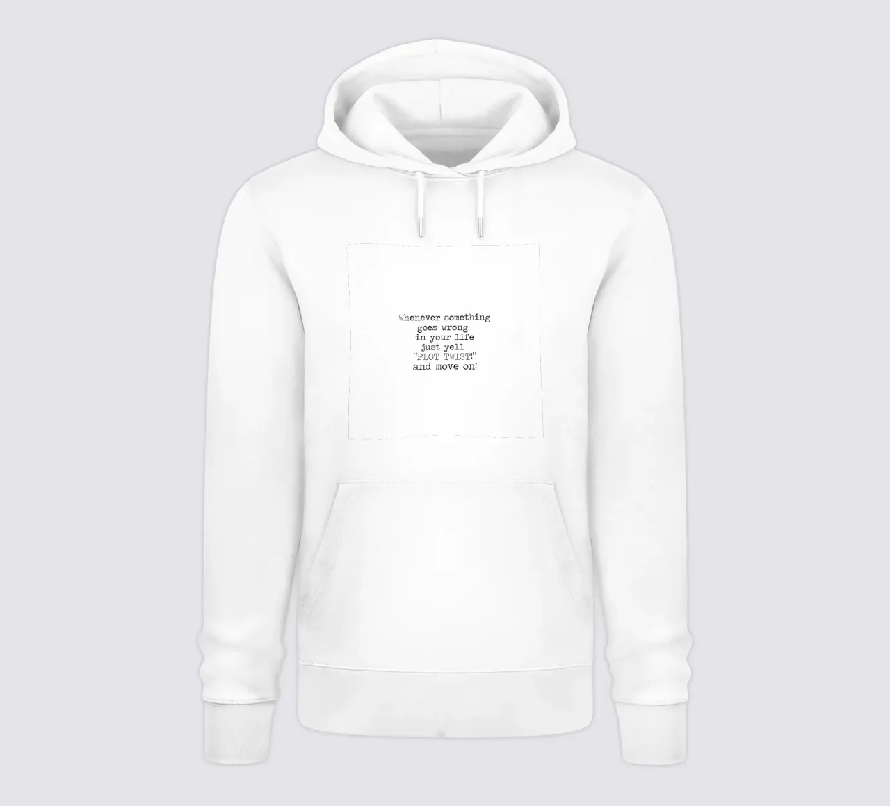 Siempre que algo vaya mal, grita "giro argumental". Cita sudadera con capucha de Summer Soul Co. - Quotes