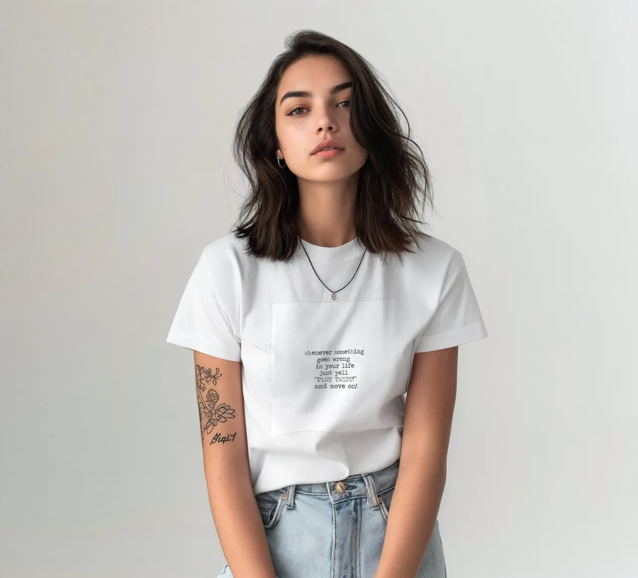 Whenever something goes wrong just yell plot twist! Quote t-shirt by Summer Soul Co. - Quotes