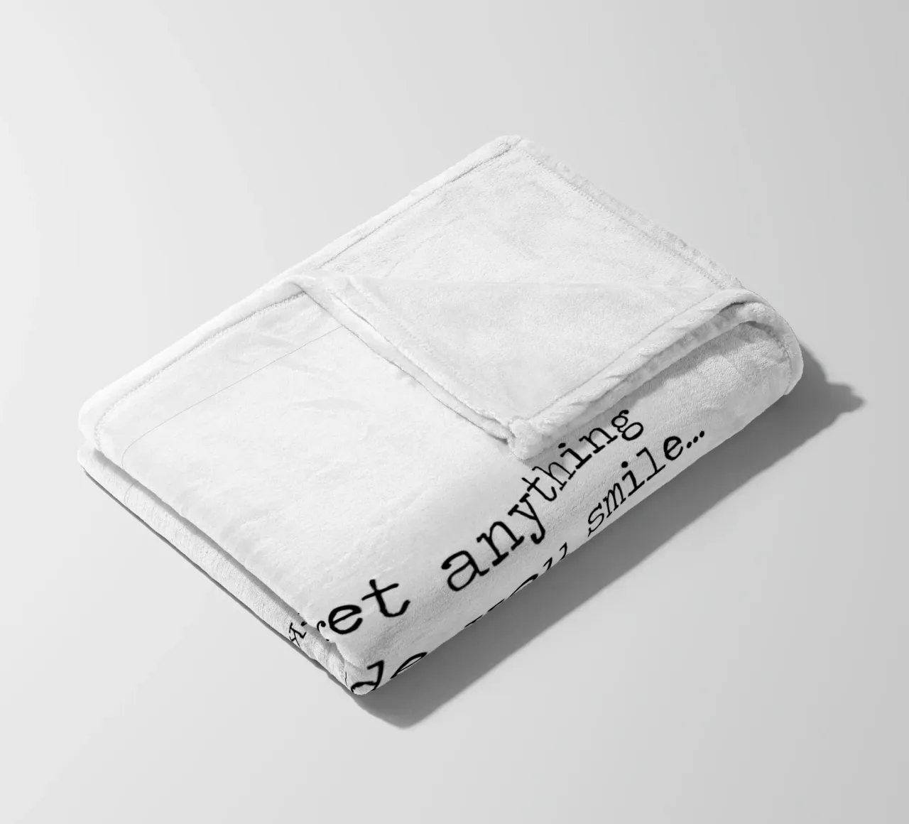 Non rimpiangere mai nulla che ti abbia fatto sorridere -Mark Twain coperta in pile da Summer Soul Co. - Quotes