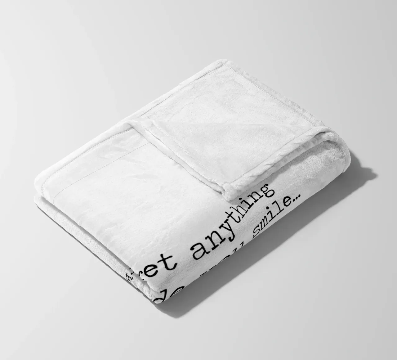 Non rimpiangere mai nulla che ti abbia fatto sorridere -Mark Twain coperta in pile da Summer Soul Co. - Quotes