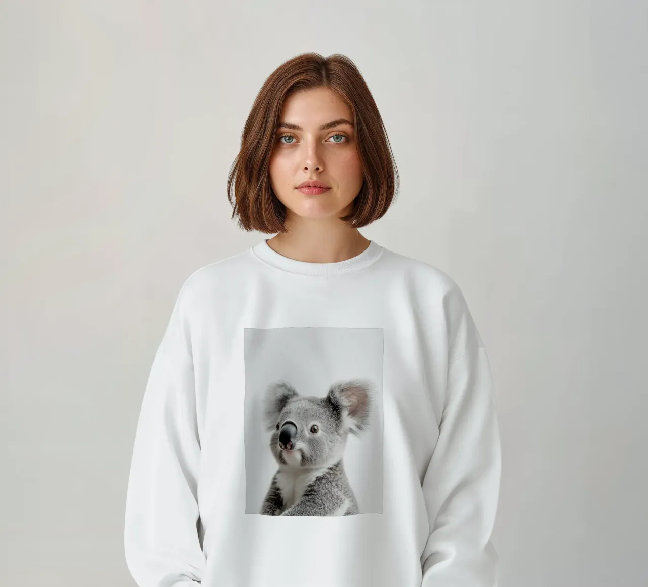 Ben simpatico koala felpa da Carinaprint