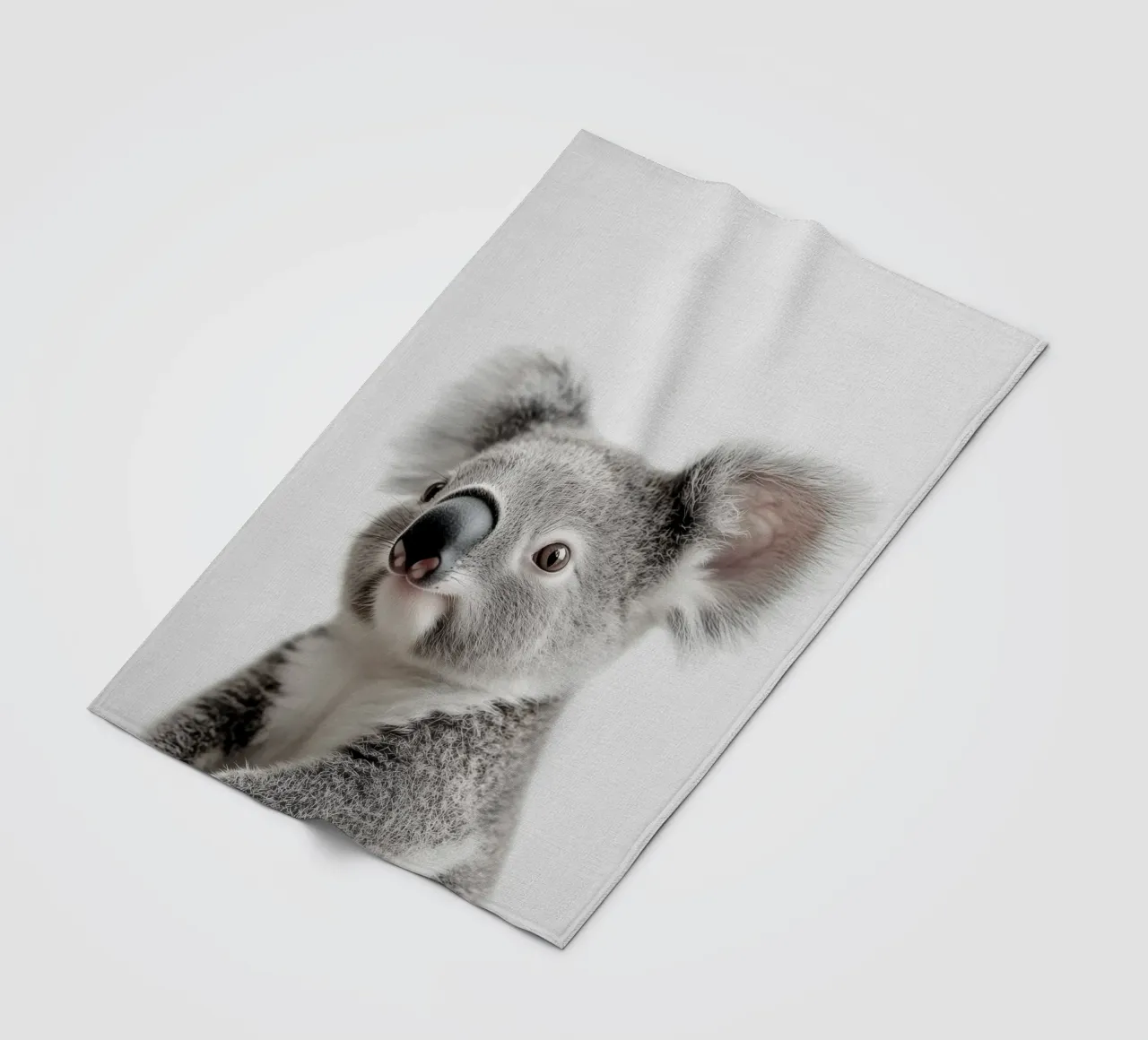 Ben simpatico koala coperta in pile da Carinaprint