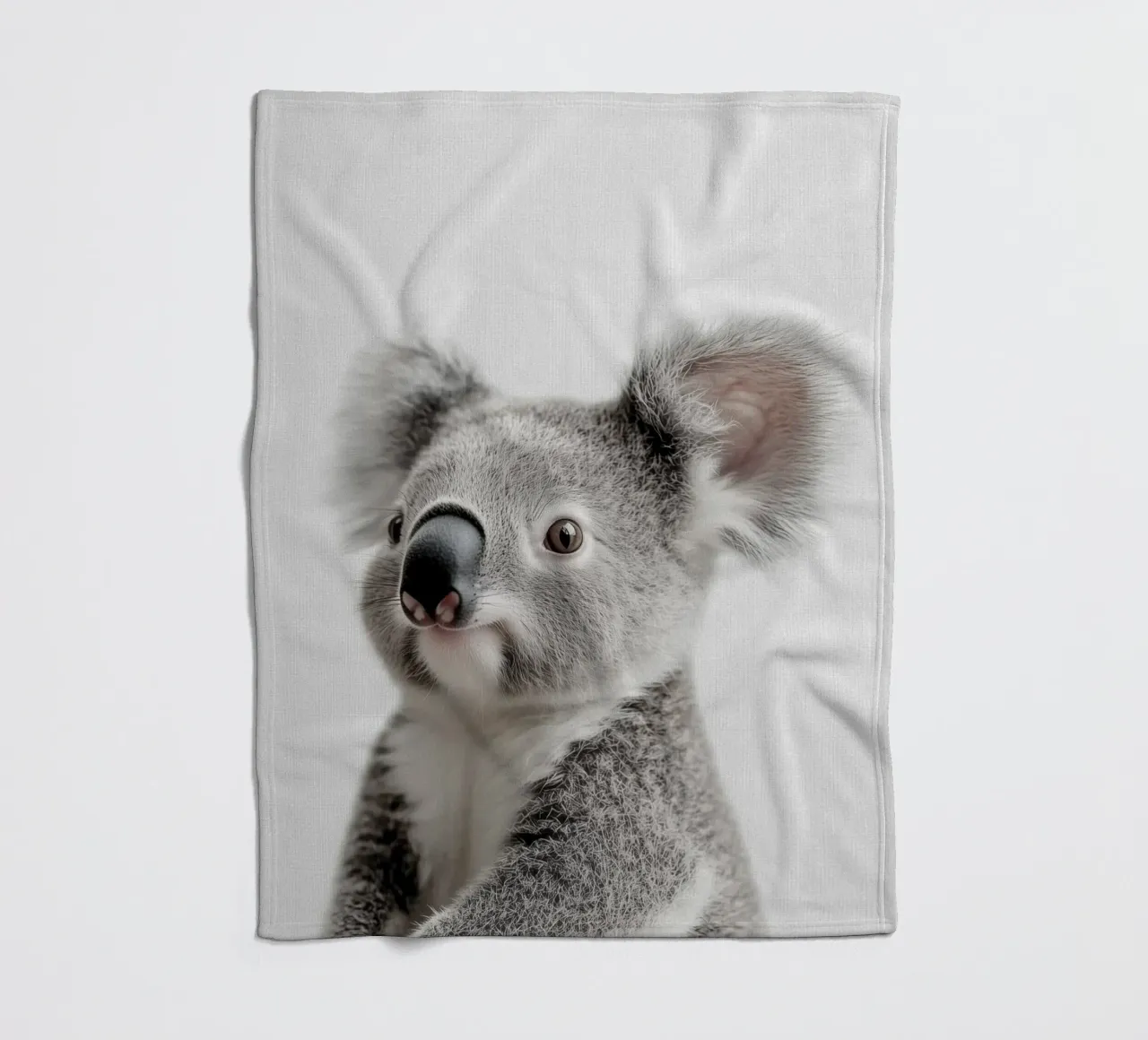Ben simpatico koala coperta in pile da Carinaprint