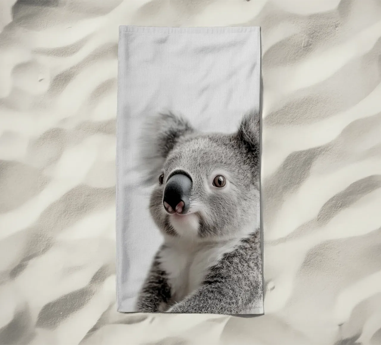 Ben simpatico koala telo mare da Carinaprint
