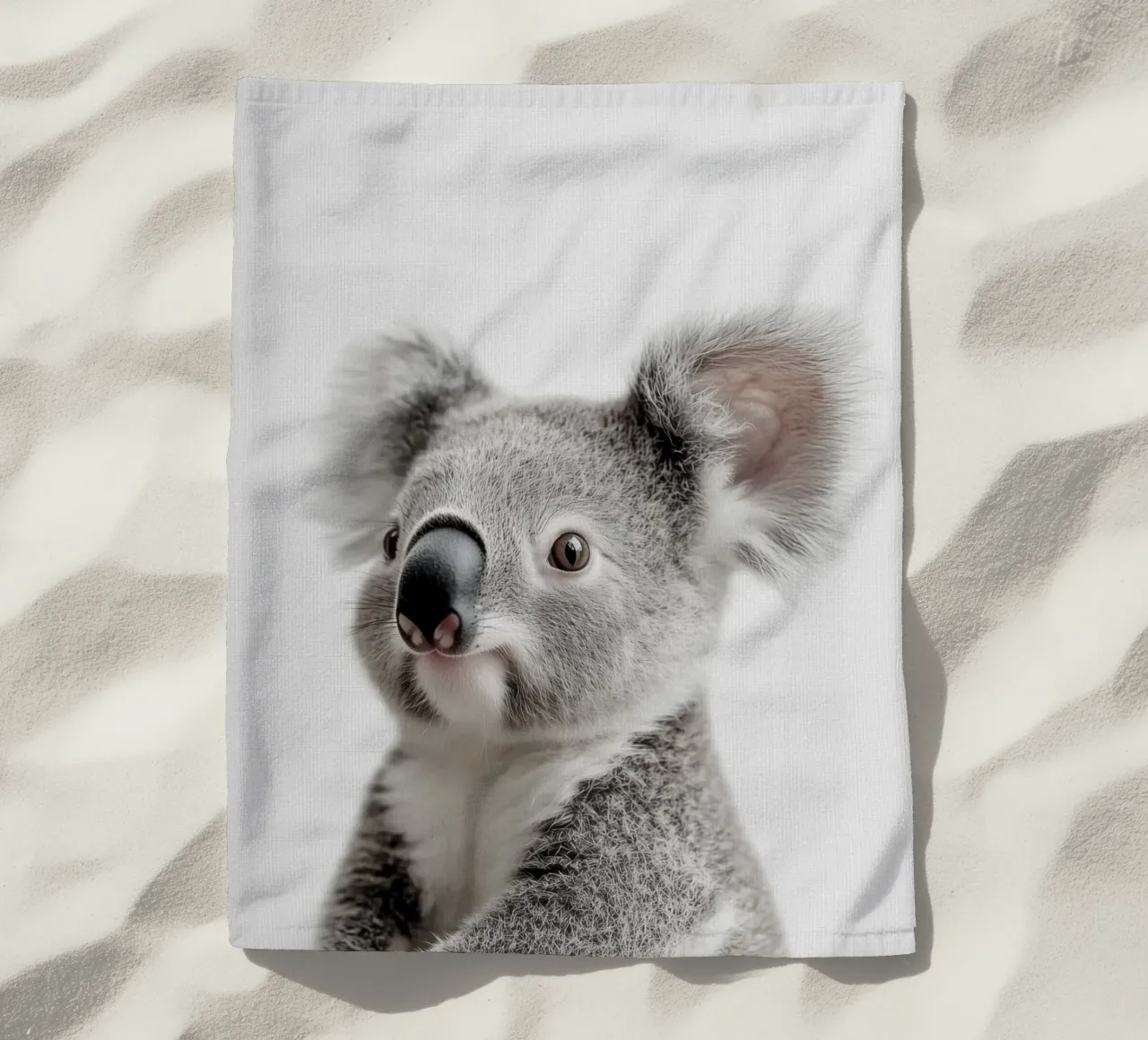Ben simpatico koala telo mare da Carinaprint