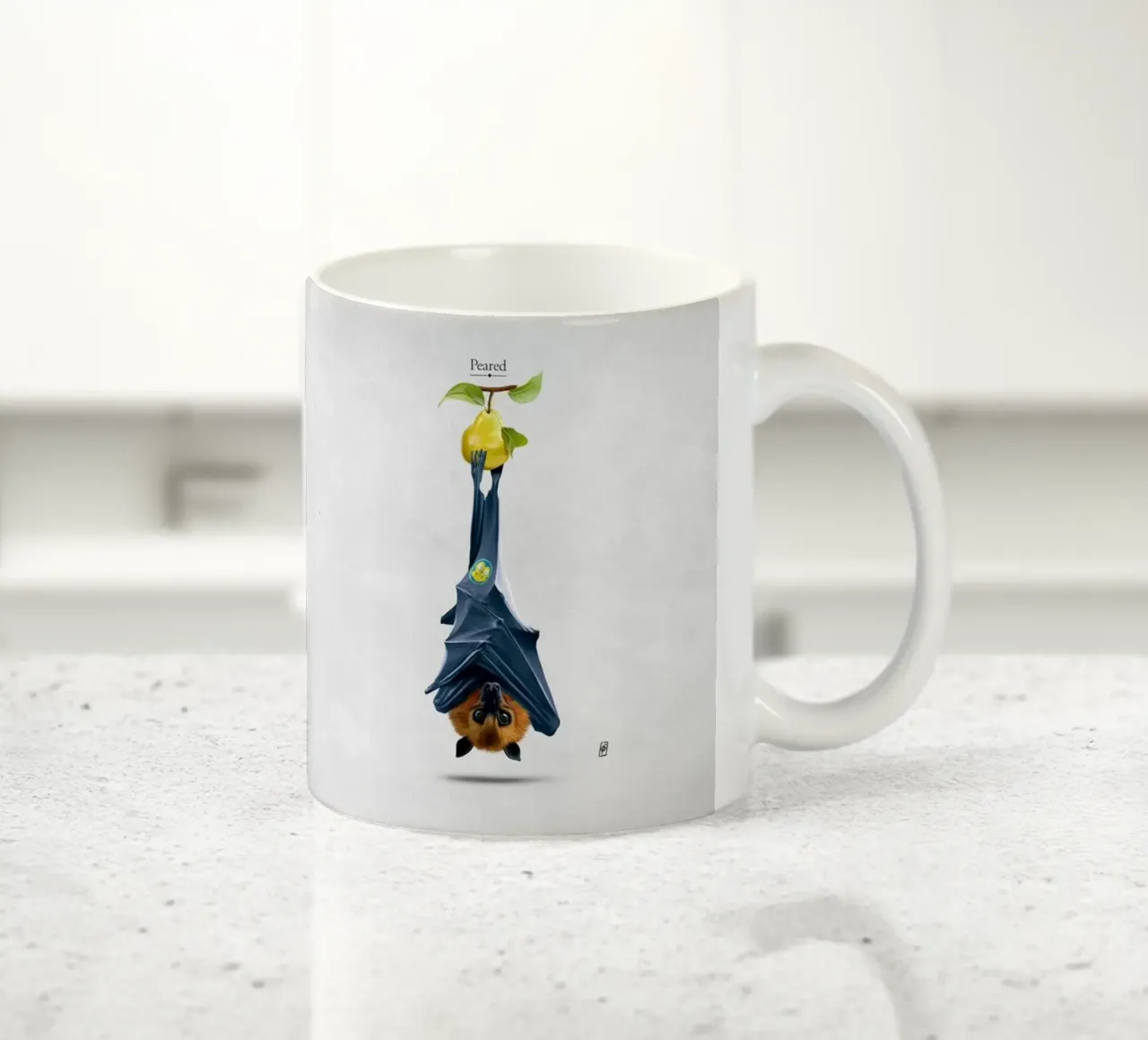 Peared (Wordless) tazza in ceramica da Rob Art | Illustration