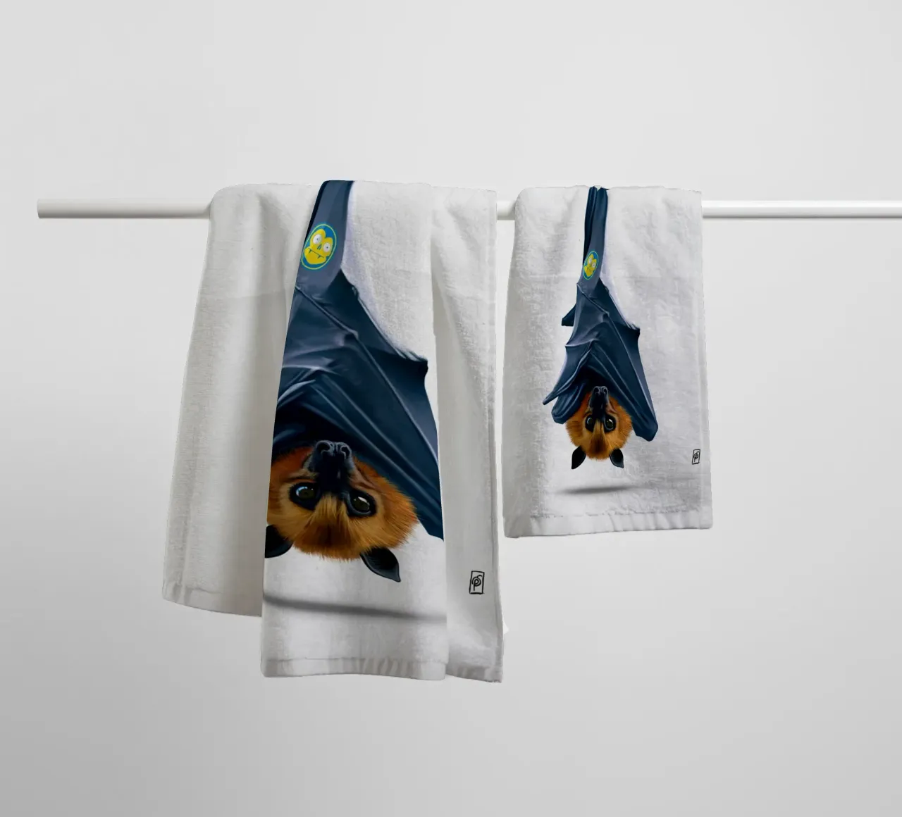 Peared (Wordless) towel by Rob Art | Illustration