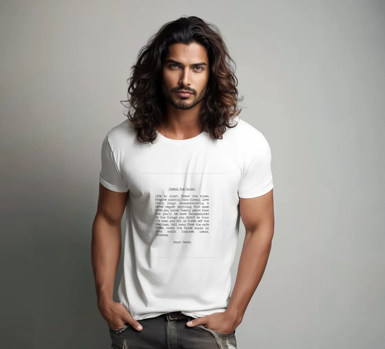 Infrangere le regole - La vita è breve, esplorare, sognare, scoprire t-shirt da Summer Soul Co. - Quotes