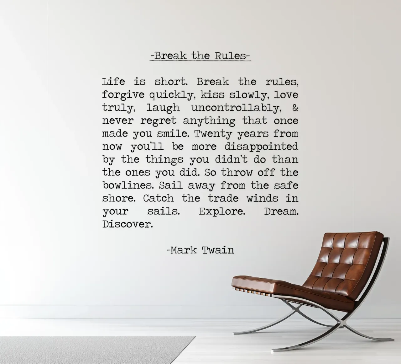 Break The Rules - Life is Short, explore, dream, discover photo wallpaper by Summer Soul Co. - Quotes