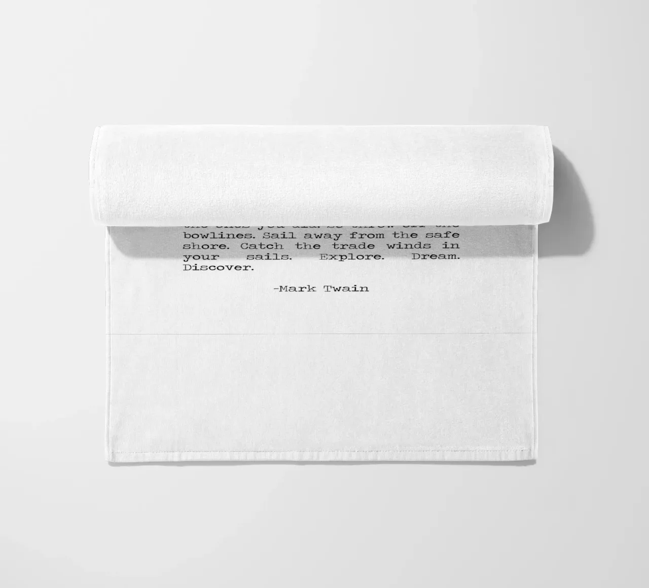 Infrangere le regole - La vita è breve, esplorare, sognare, scoprire telo mare da Summer Soul Co. - Quotes