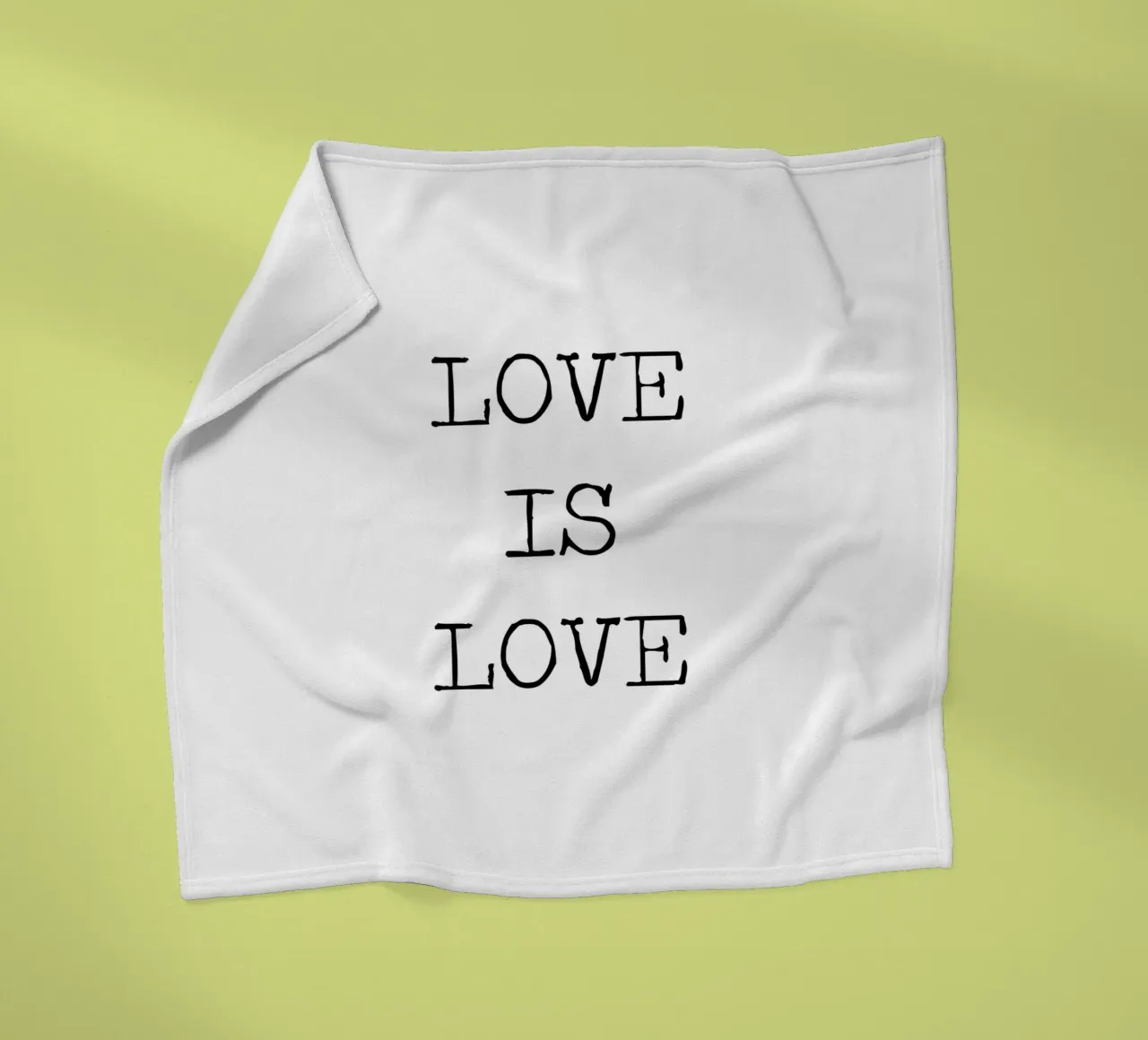 L'amore è amore LGBQT Tipografia Word Art Citazione coperta in pile da Summer Soul Co. - Quotes