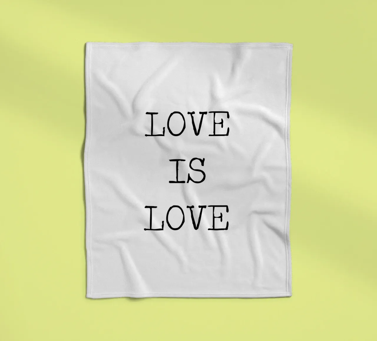 L'amore è amore LGBQT Tipografia Word Art Citazione coperta in pile da Summer Soul Co. - Quotes