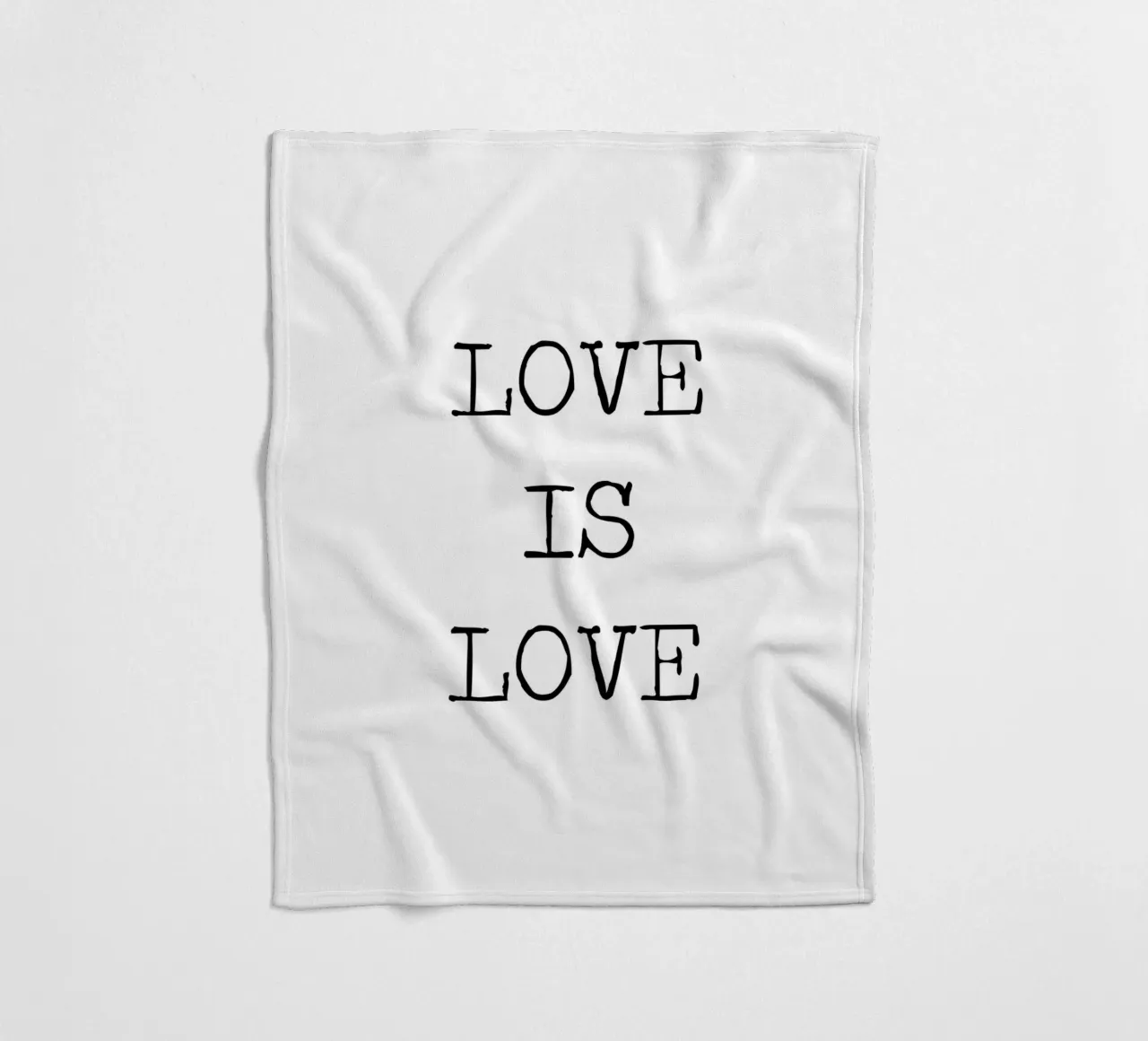 L'amore è amore LGBQT Tipografia Word Art Citazione coperta in pile da Summer Soul Co. - Quotes