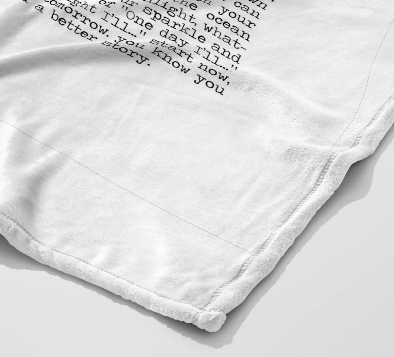 Live Now A W Doys citation minimaliste en noir et blanc plaid polaire de Summer Soul Co. - Quotes