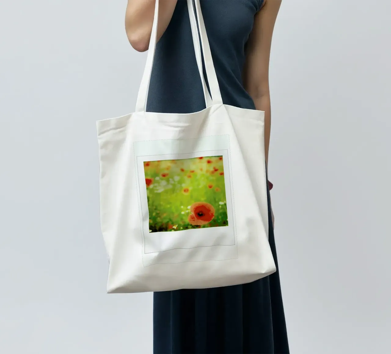 Pivot rouge borsa in juta da Lou Garoup