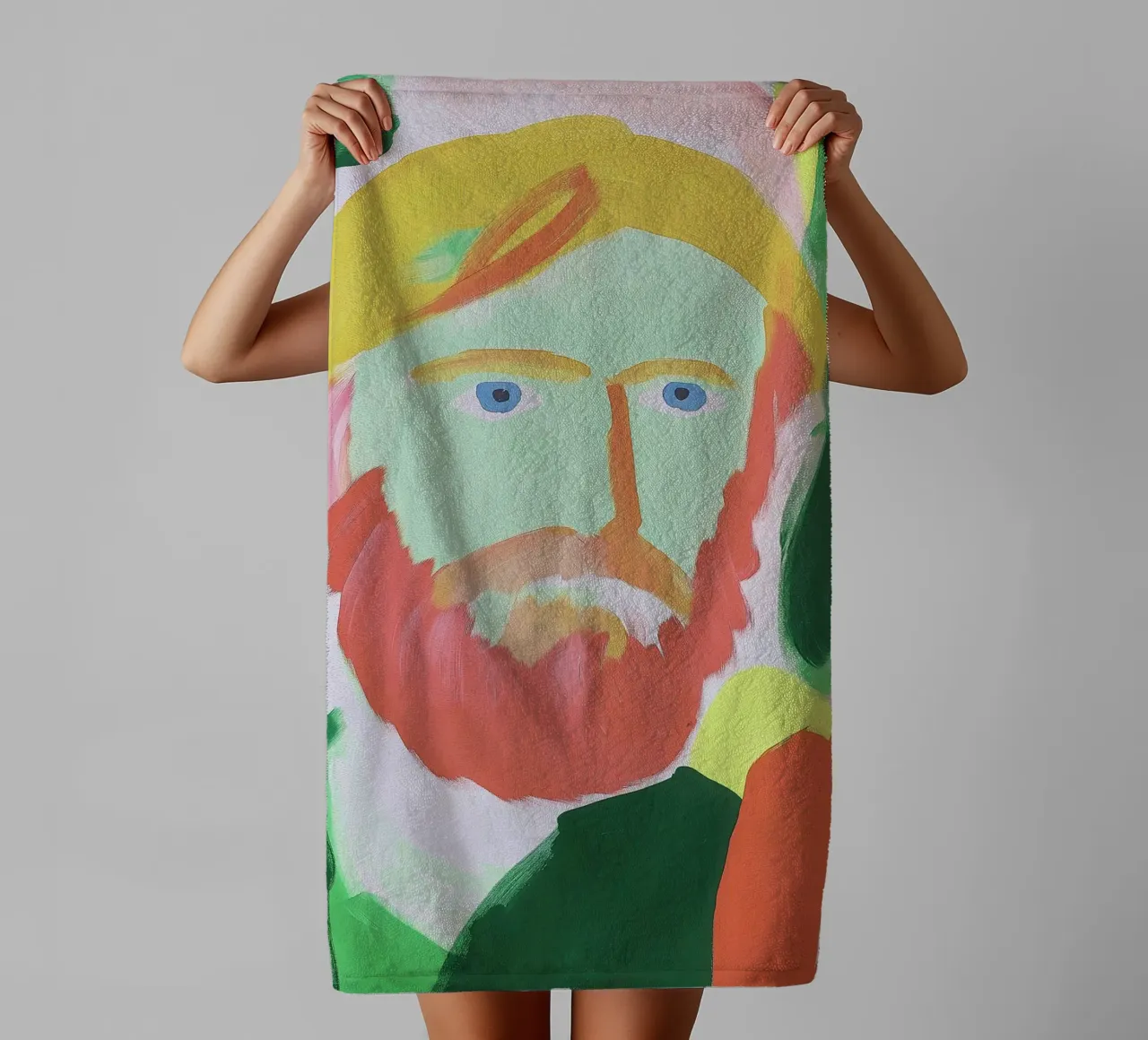 Autoritratto di Van Gogh asciugamano da bagno da Art Center