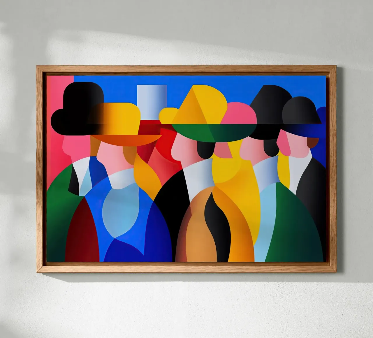 The Abstract Watch canvas with Floater frame by Art Center
