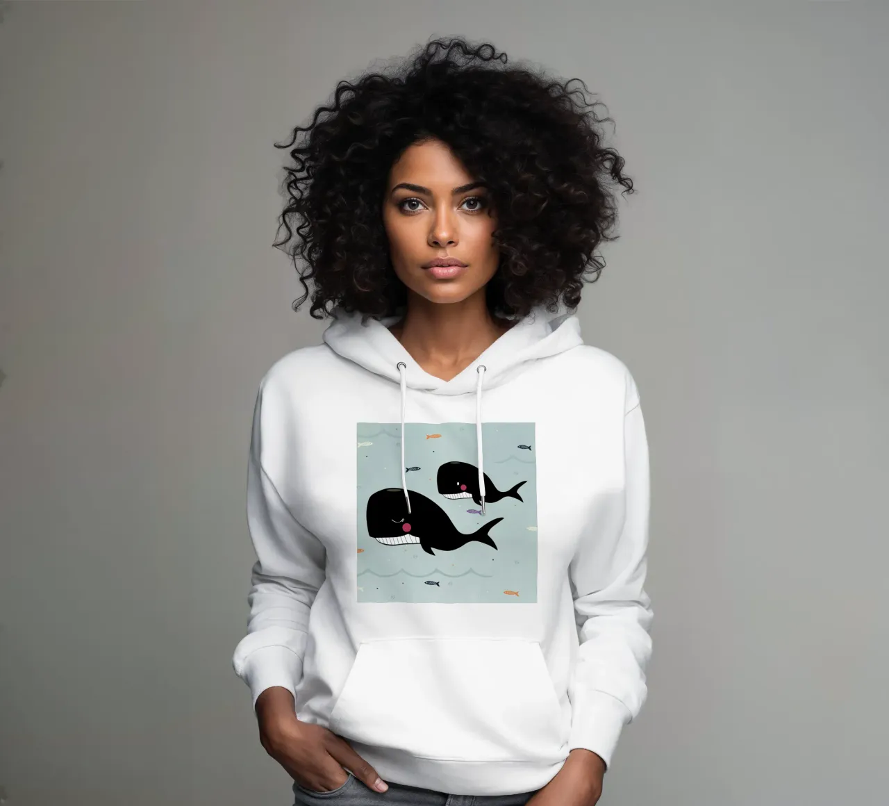 Magic Of The Ocean felpa con cappuccio da Karin Bijlsma