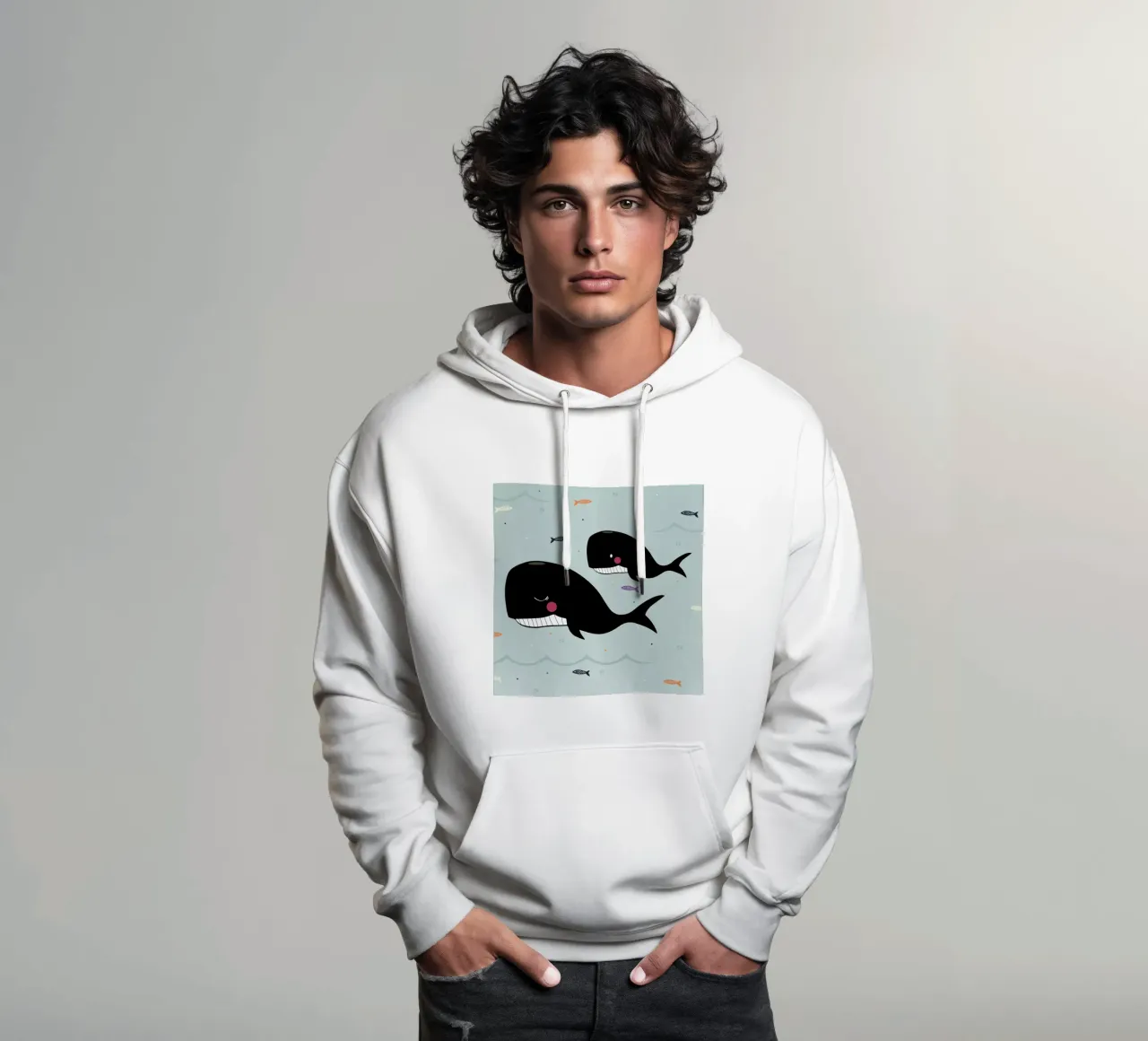 Magic Of The Ocean felpa con cappuccio da Karin Bijlsma