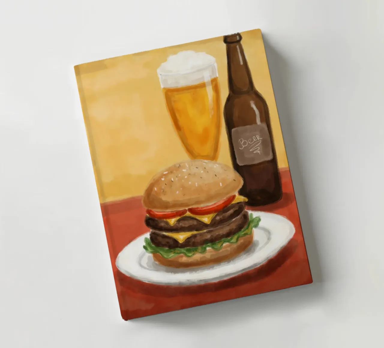 Hamburger e birra diario da Indigo Rain