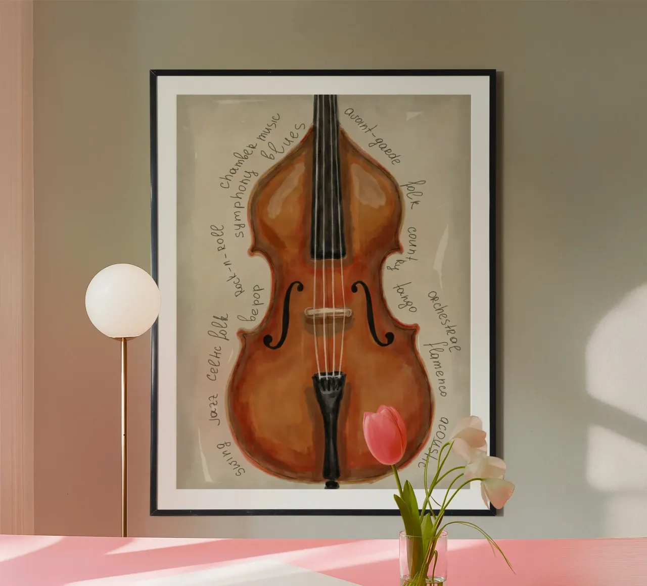 Contrabbasso poster da Indigo Rain