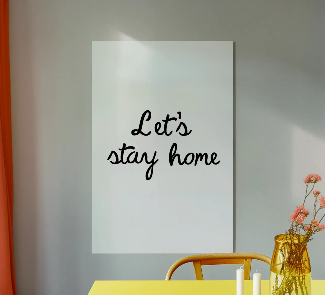 Let's Stay Home plexiglass da Studio One