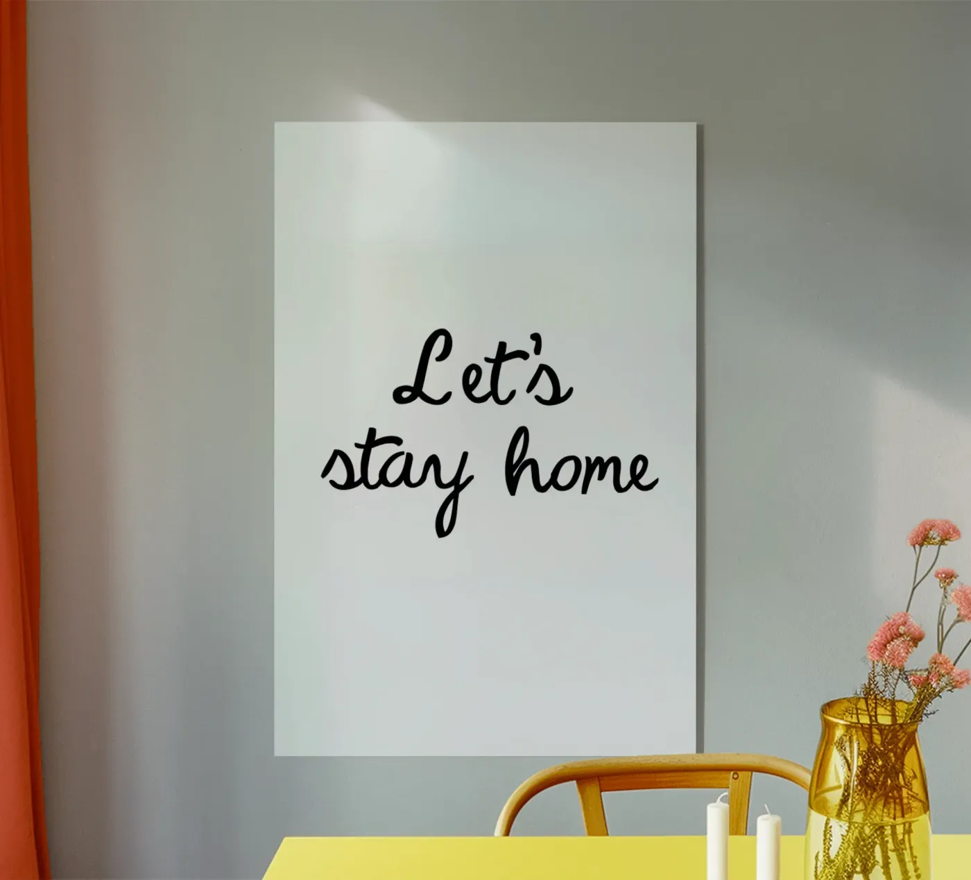 Let's Stay Home plexiglass da Studio One