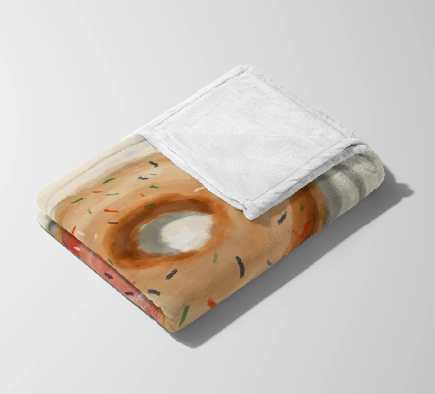 Donuts fleece blanket by Indigo Rain