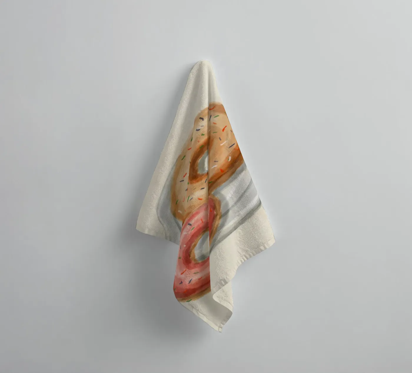 Donuts badhanddoek van Indigo Rain