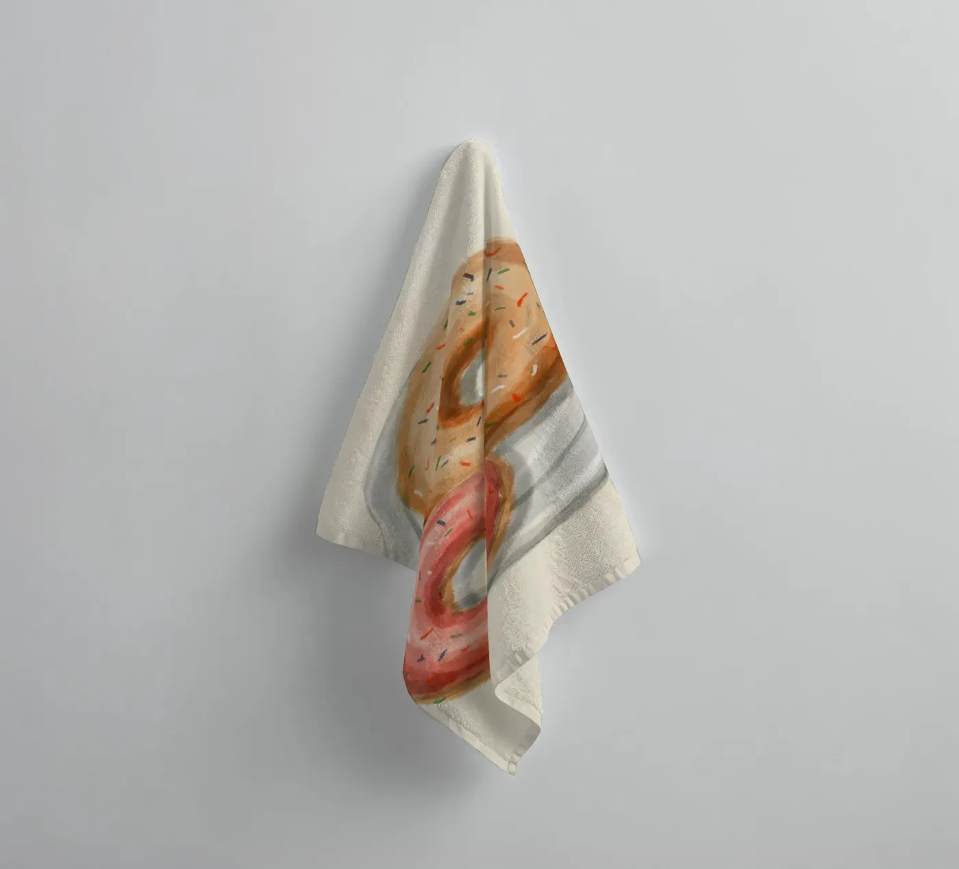 Donuts badhanddoek van Indigo Rain