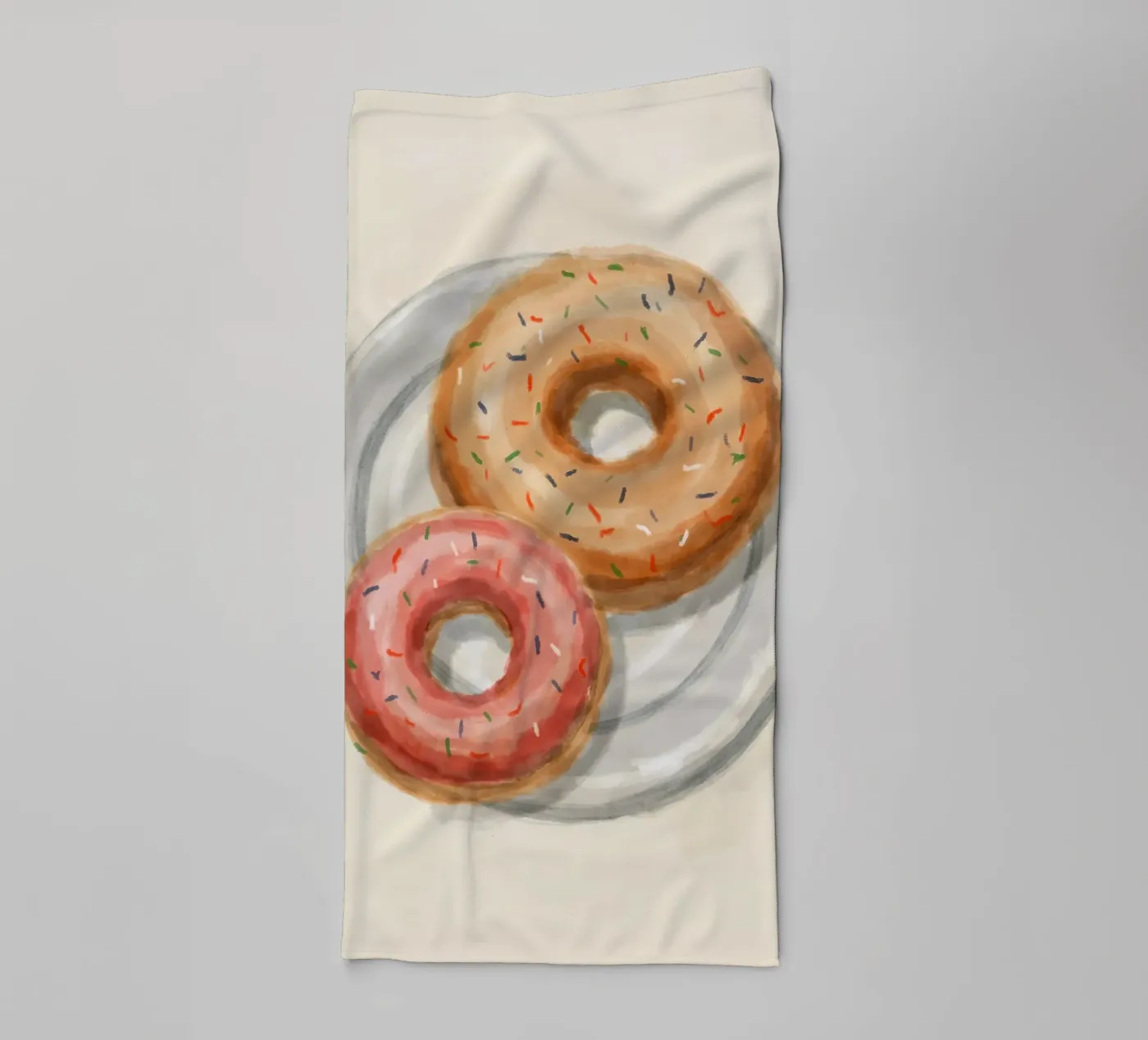 Donuts badhanddoek van Indigo Rain