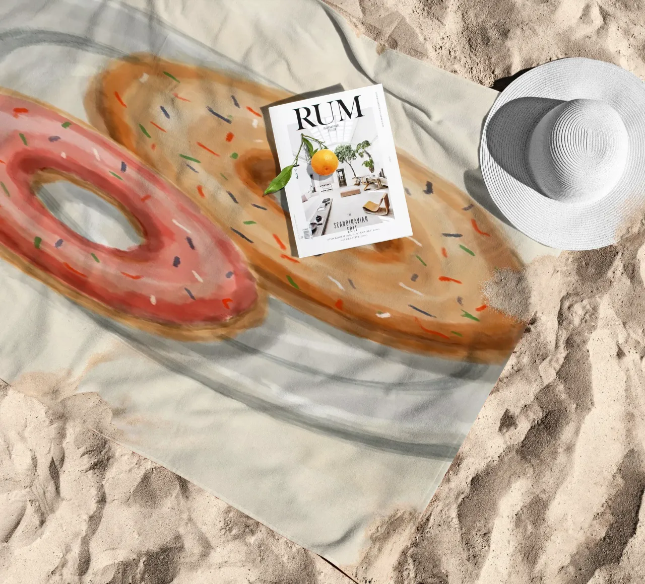 Ciambelle telo mare da Indigo Rain