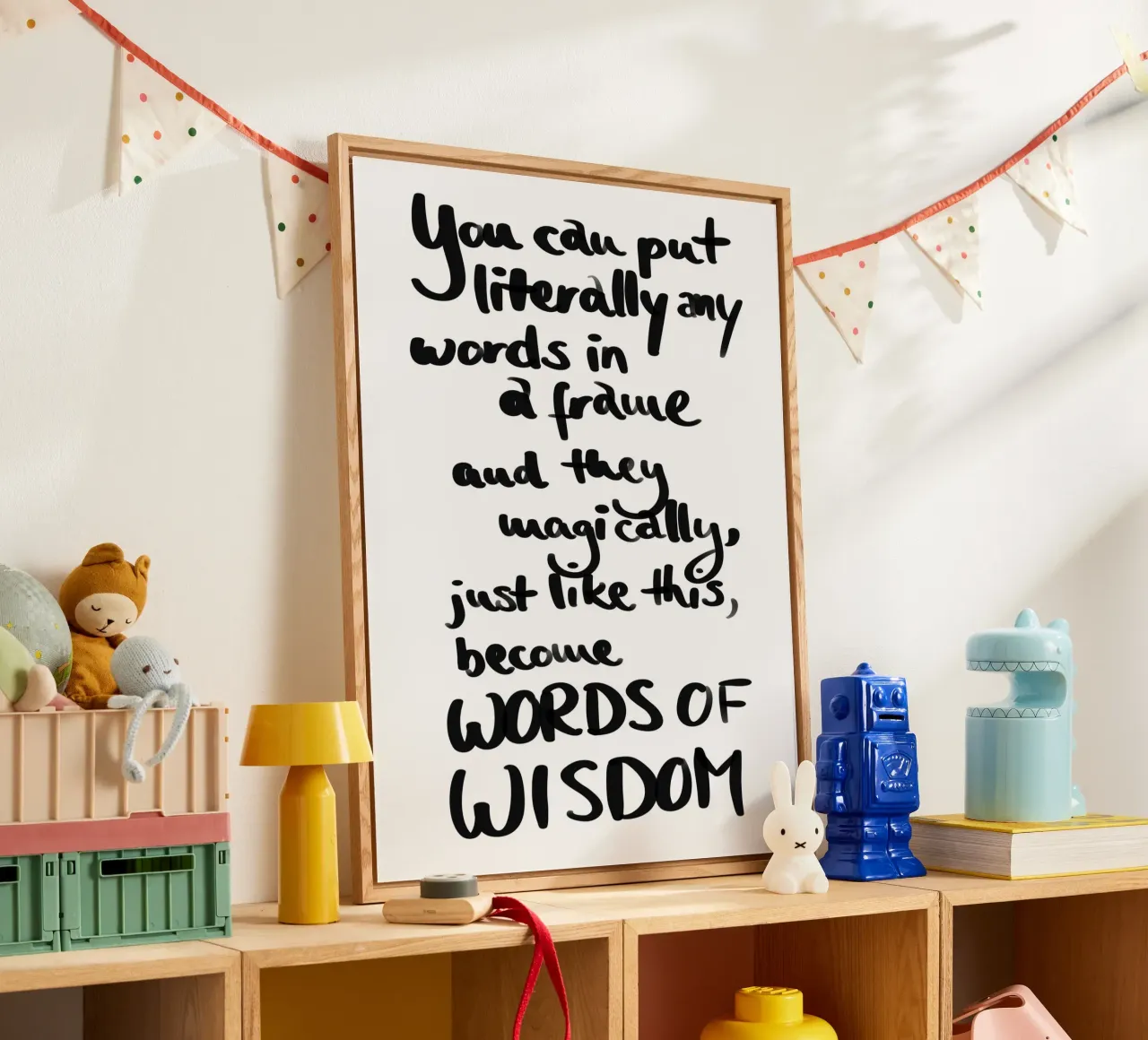 Parole... 1 plexiglass da words-in-frames