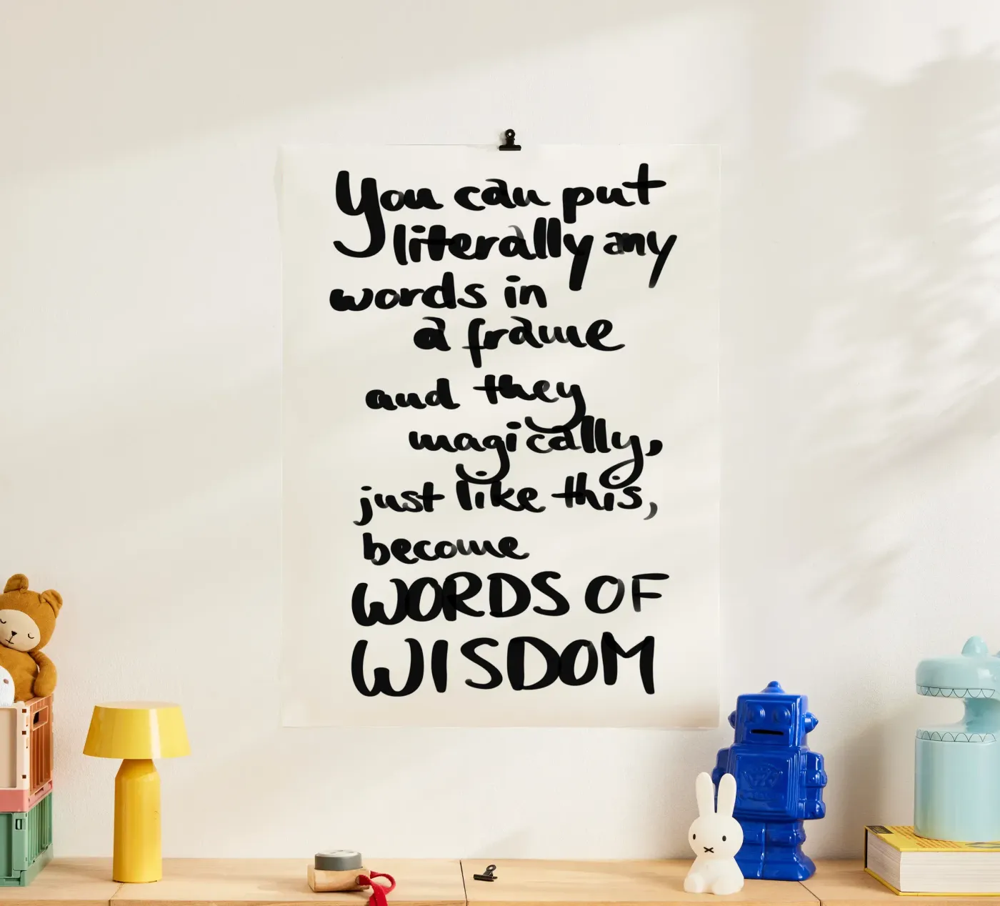 Parole... 1 poster da words-in-frames