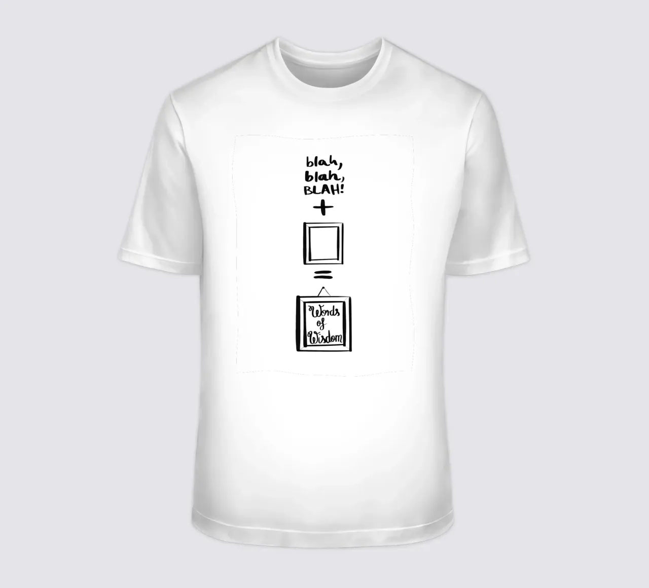 words... 2 t-shirt da words-in-frames