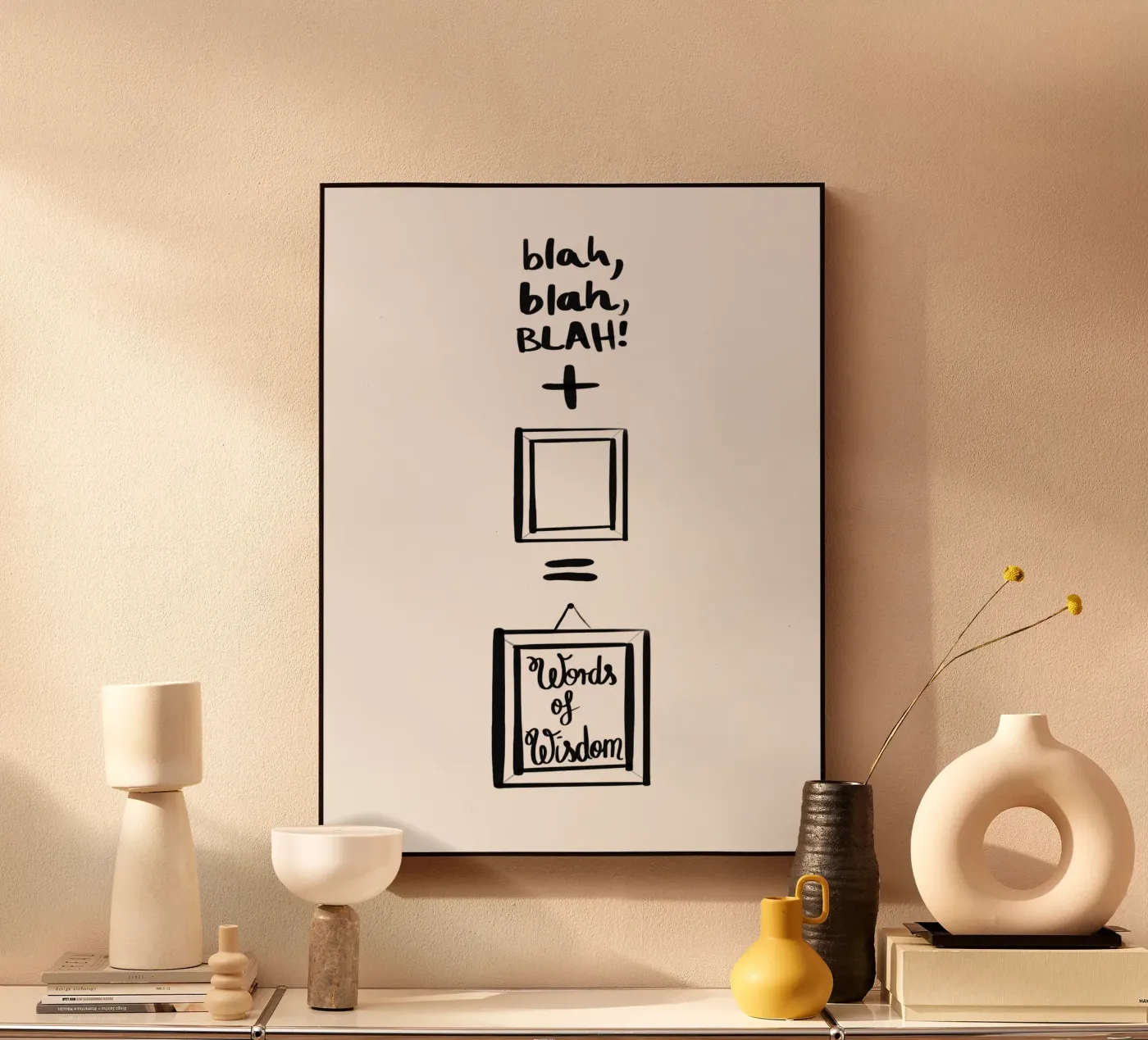 words... 2 Acryl-Glas von words-in-frames