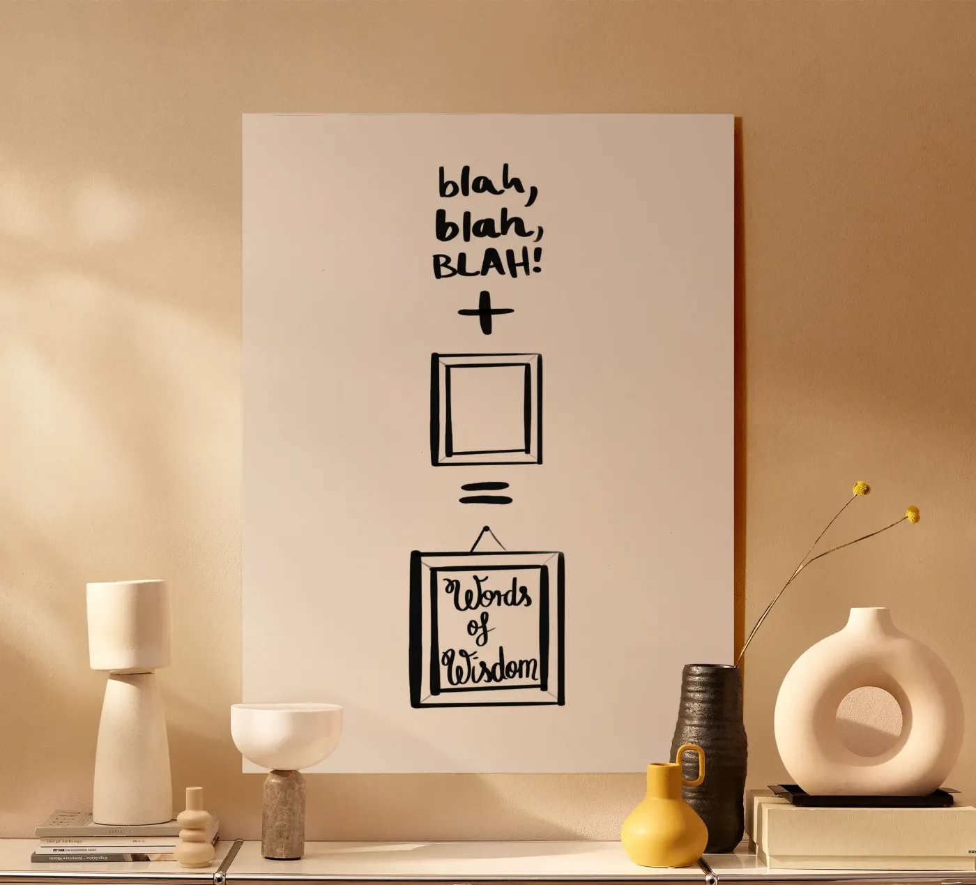 words... 2 Acryl-Glas von words-in-frames