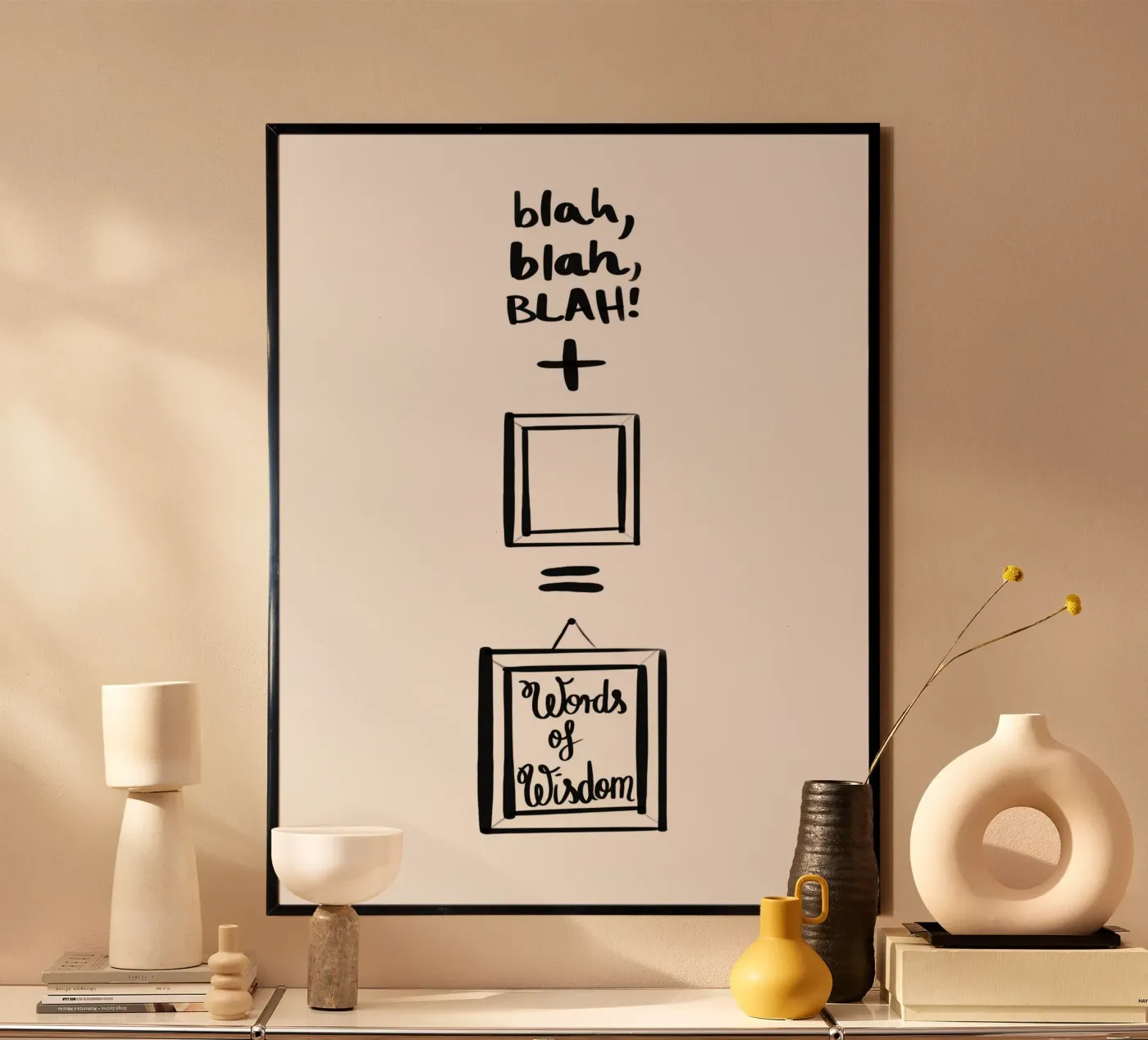 words... 2 poster da words-in-frames